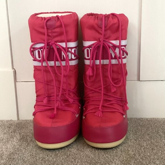 Moon Boot Tall Icon Boots Moon Boots Pink Icon Boots Bougainville Pink - Picture 6 of 9